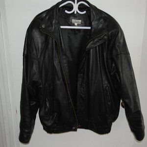 Men's Leather Jacket (Size L, Brand New, Never Worn)